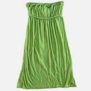 XS Banana Republic Green Tube Top Dress